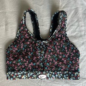Mesh floral Nike bra.